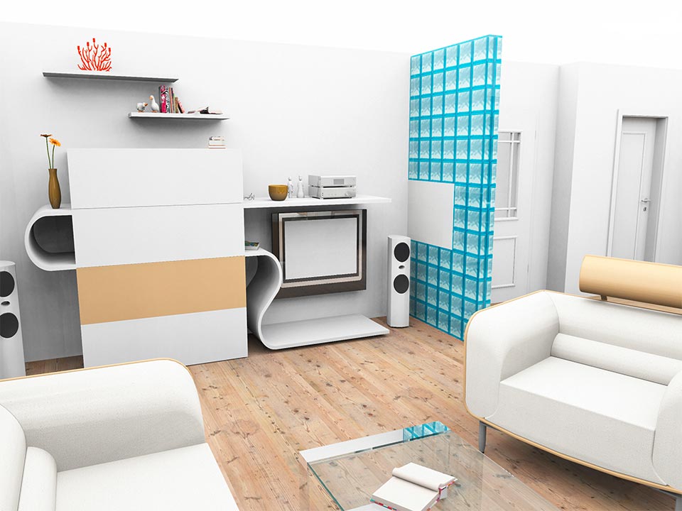 Vorschlag Wohnzimmer rechte Wohnung