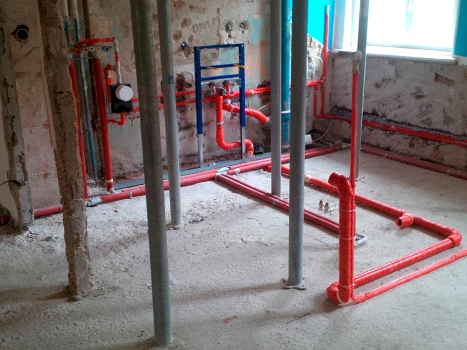 Entkernung: Zwischenwände abgerissen