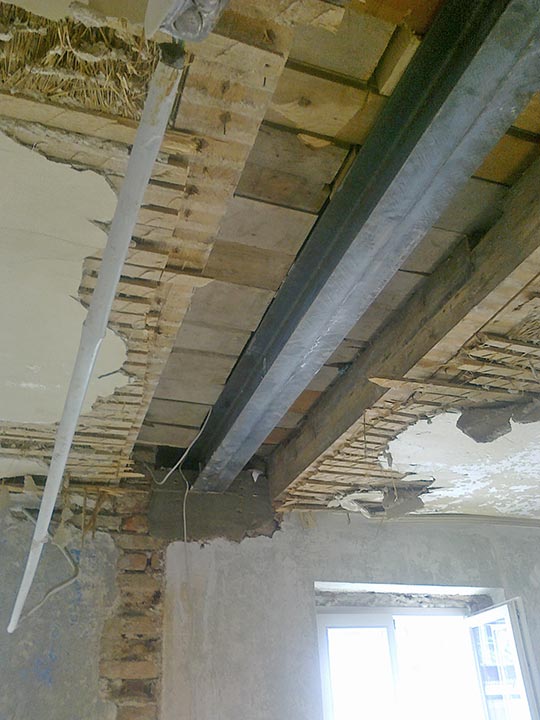 Notwendiger Stahlträger